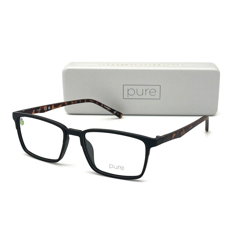 PURE P2014 001 Black Havana / Demo Lenses  54mm Eyeglasses